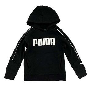 Puma | Children's Pull Over Hoodie | Black | Size S (6)